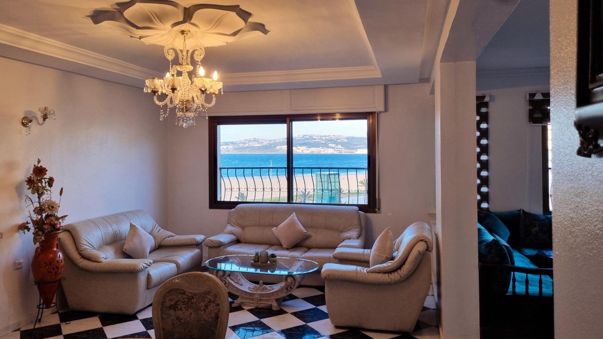Luxury Sea And Marina View Apartment Tânger Exterior foto